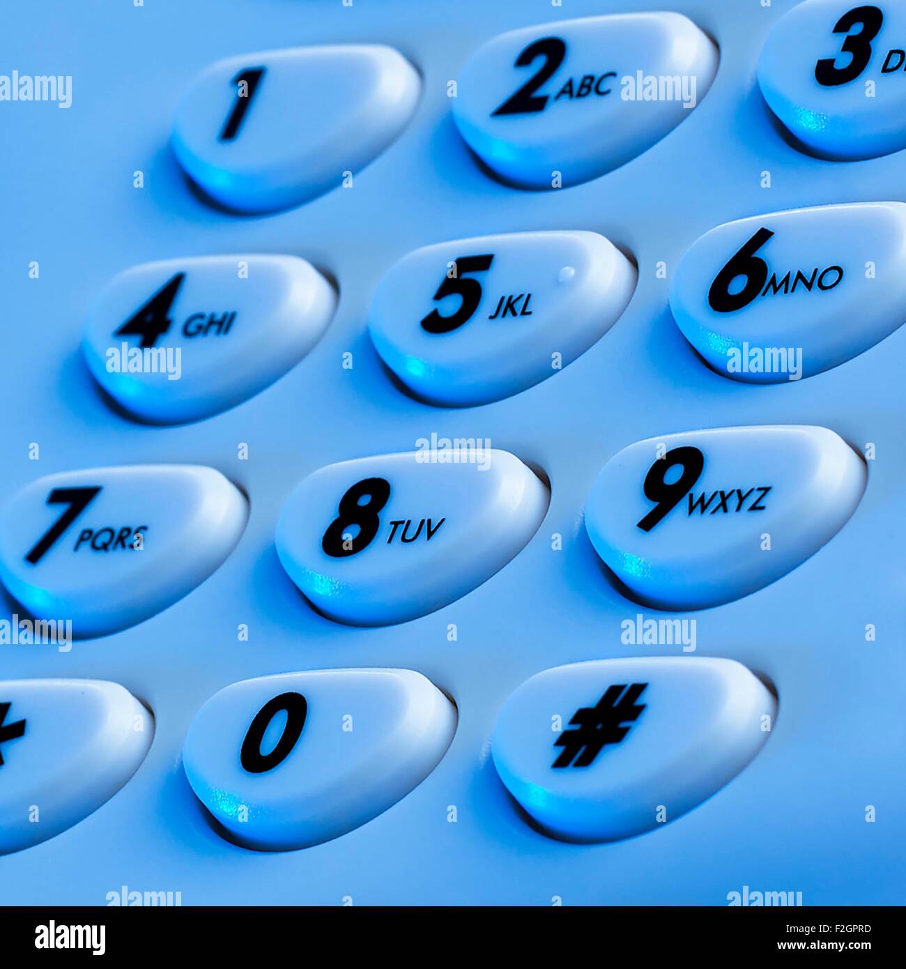 Rete fissa il tastierino del telefono Foto Stock