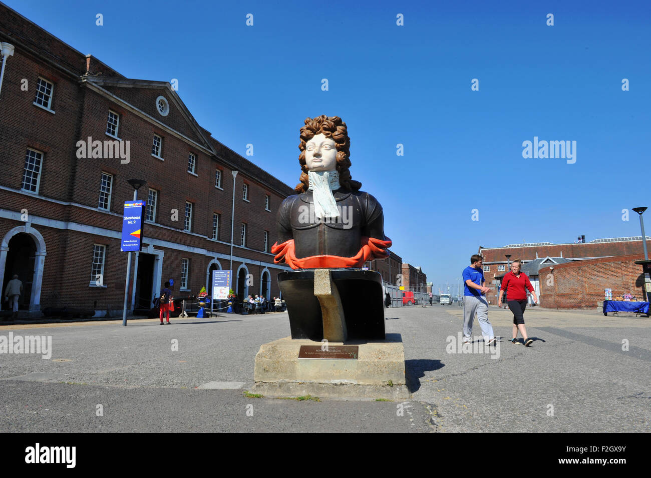 Portsmouth Hampshire REGNO UNITO - lo Storico Cantiere Navale Foto Stock