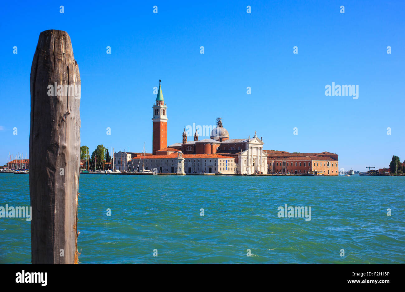 La chiesa di San Giorgio in Venezia Foto Stock