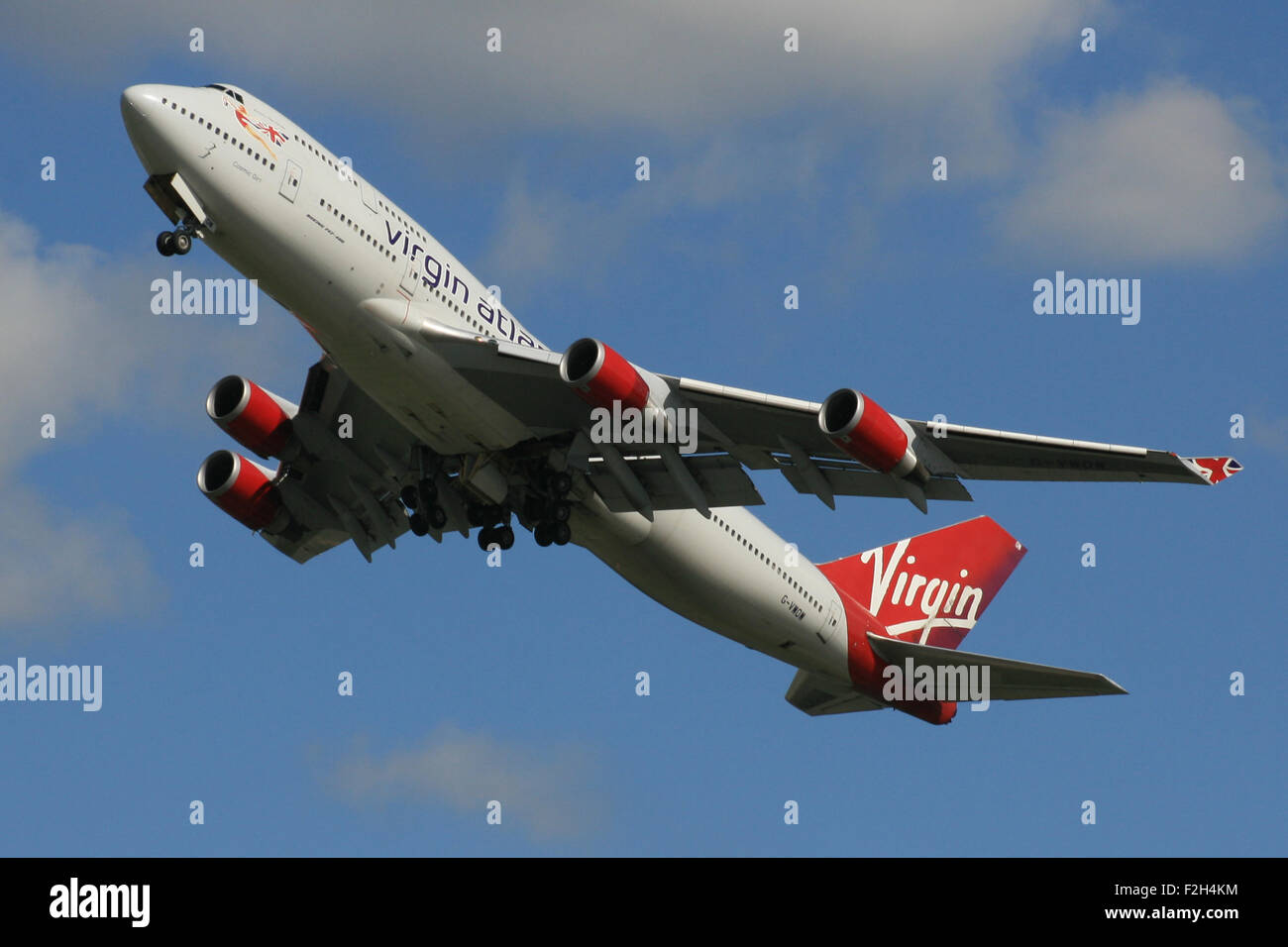 VIRGIN ATLANTIC BOEING 747 Foto Stock