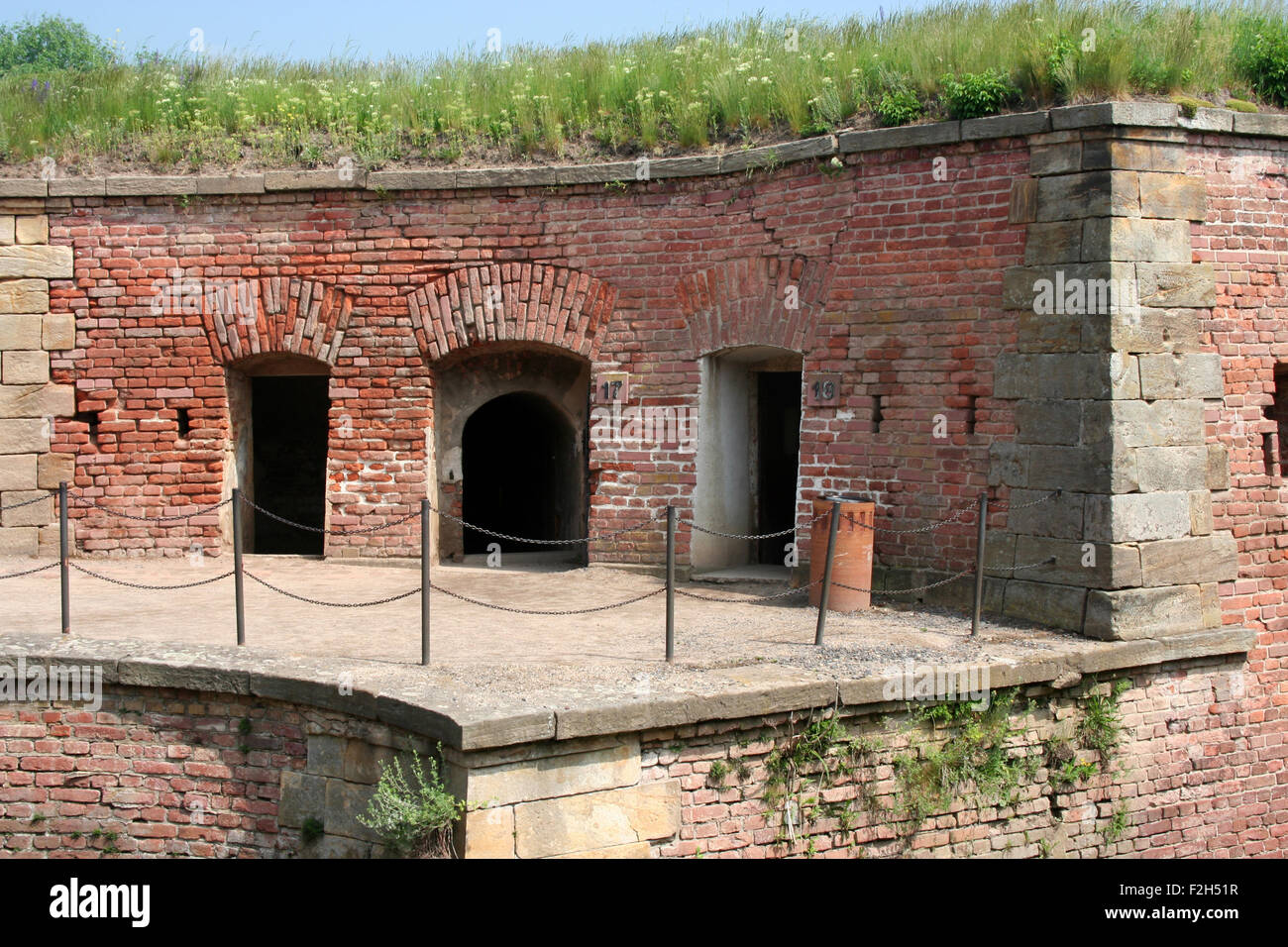 Theresienstadt campo di concentramento Foto Stock