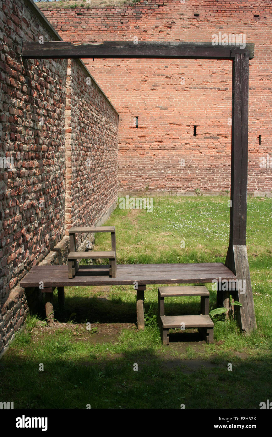 Theresienstadt campo di concentramento Foto Stock