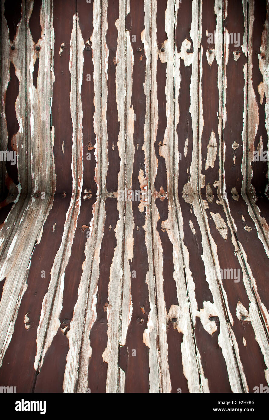 Il vecchio asse di legno texture Usa come sfondo Foto Stock