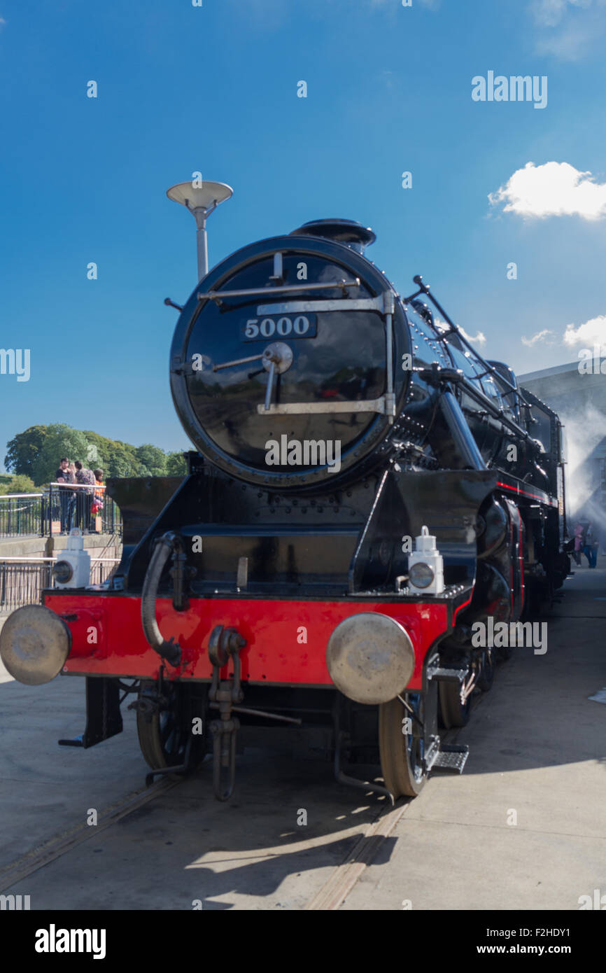 Shildon, County Durham, Regno Unito. 19 Settembre, 2015. WWII themed autunno Gala di vapore alla locomozione, il National Railway Museum a Shildon. Credito: Andrew Nicholson/Alamy Live News Foto Stock Shildon, County Durham, Regno Unito. 19 Settembre, 2015. WWII themed autunno Gala di vapore alla locomozione, il National Railway Museum a Shildon. Credito: Andrew Nicholson/Alamy Live News Foto Stock