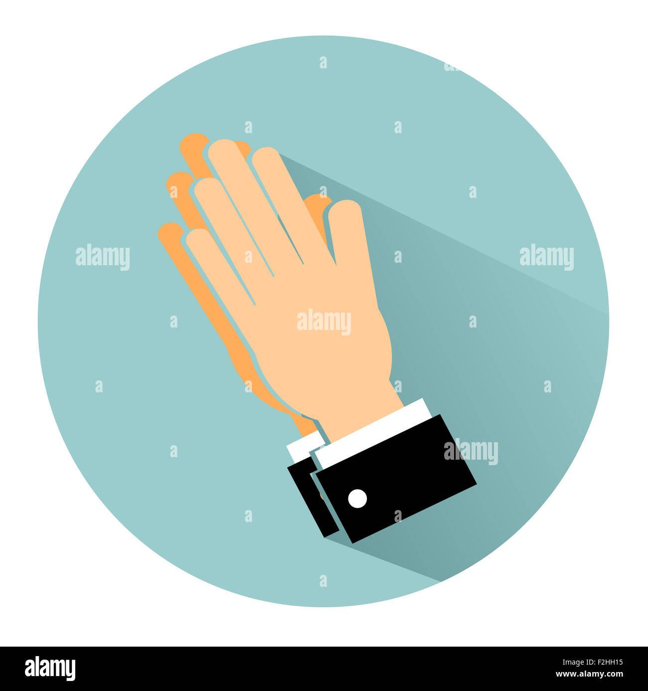 mano di speranza Foto Stock