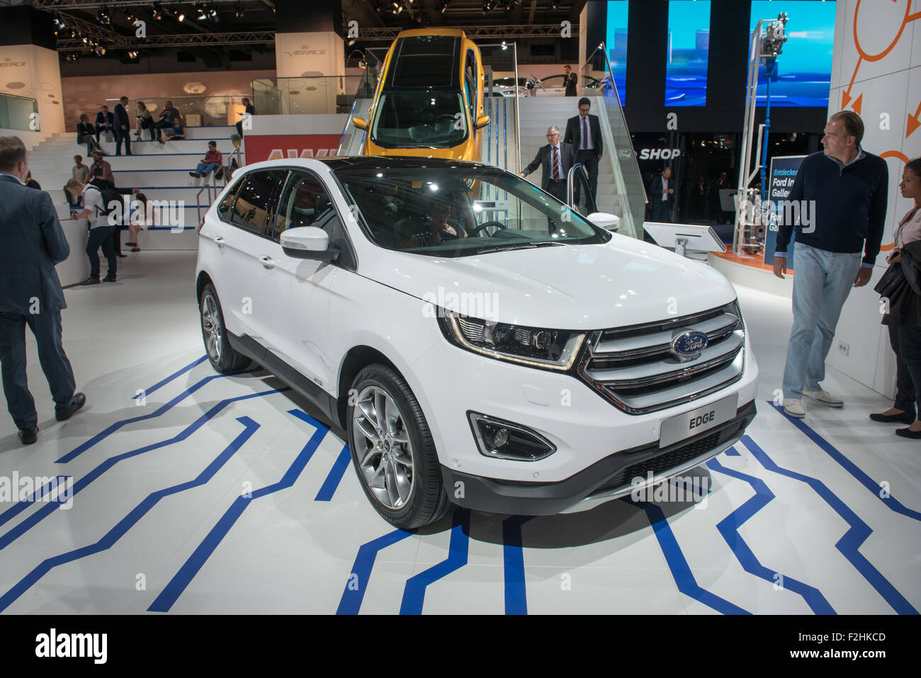 Frankfurt International Motor Show (IAA) 2015. Ford Edge - premiere europeo. Foto Stock