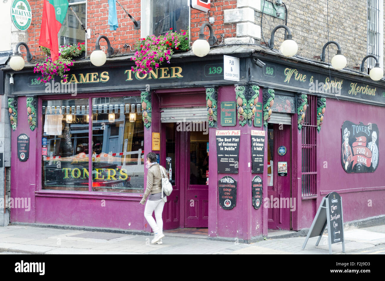 James pub di toner, Dublino, Irlanda Foto Stock