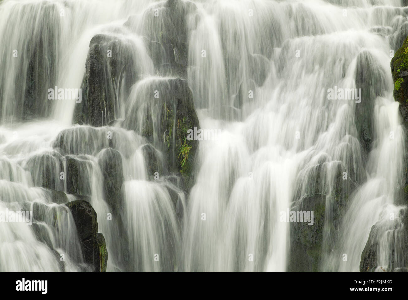 Dettaglio della cascata, Isola di Skye in Scozia Foto Stock