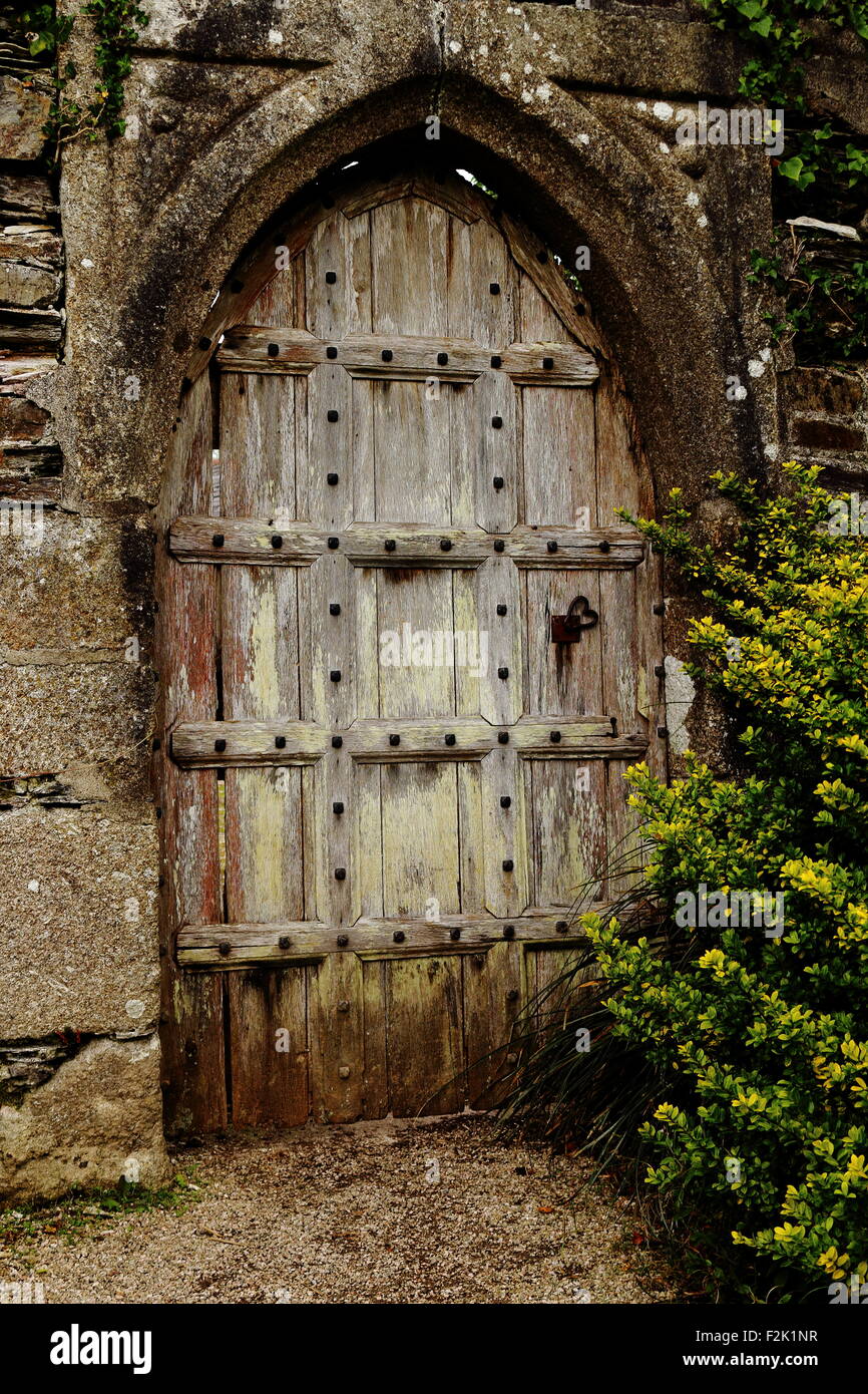 Una calda giornata d'estate al Lanhydrock House, proprietà del National Trust, Cornwall, South West England, Regno Unito Foto Stock