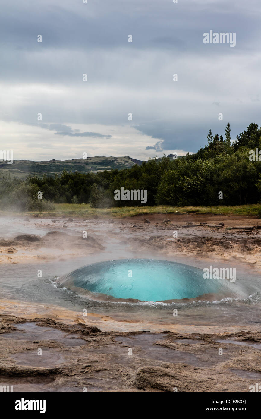 L'Islanda, Geysir, Foto Stock