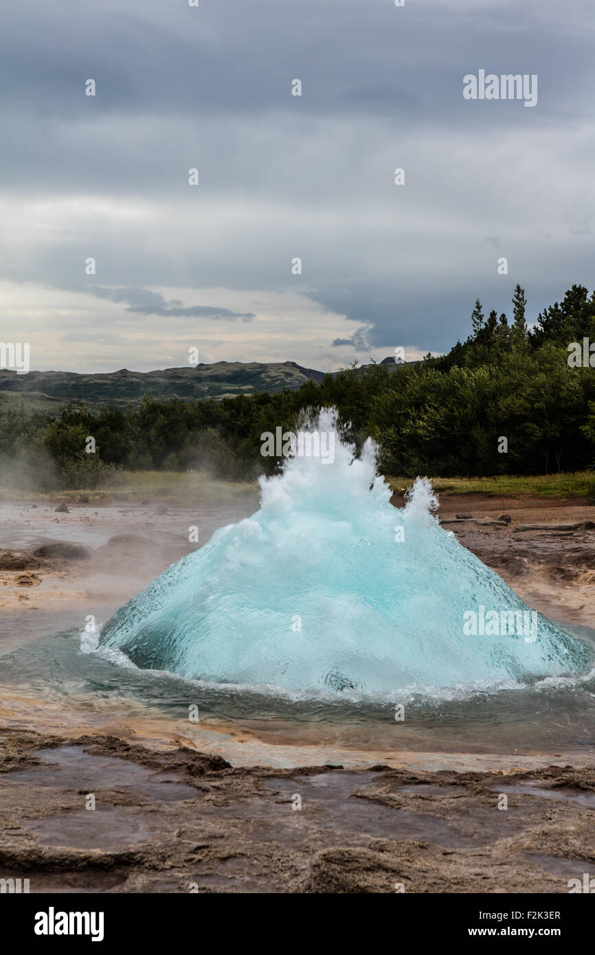 L'Islanda, Geysir, Foto Stock
