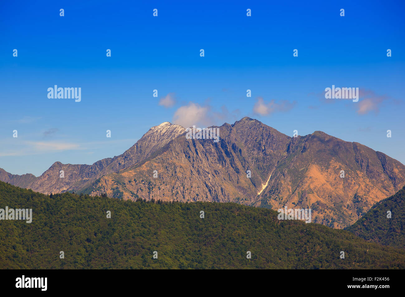 Vista del Monte Zeda in Italia Foto Stock