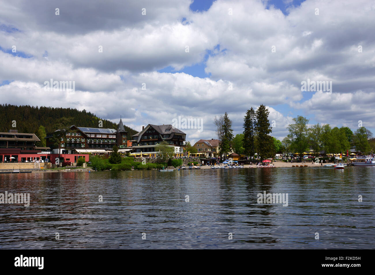 Destinazione di viaggio Titisee, Foresta Nera, Wuerttemberg, Germania Foto Stock