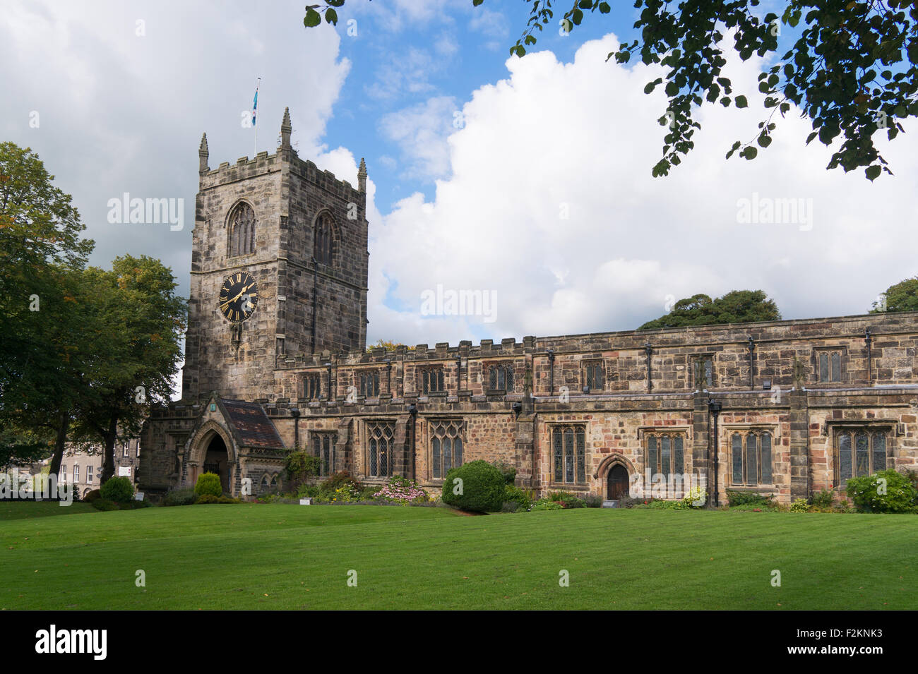 Trinità santa chiesa parrocchiale Skipton, West Yorkshire Inghilterra, Regno Unito Foto Stock
