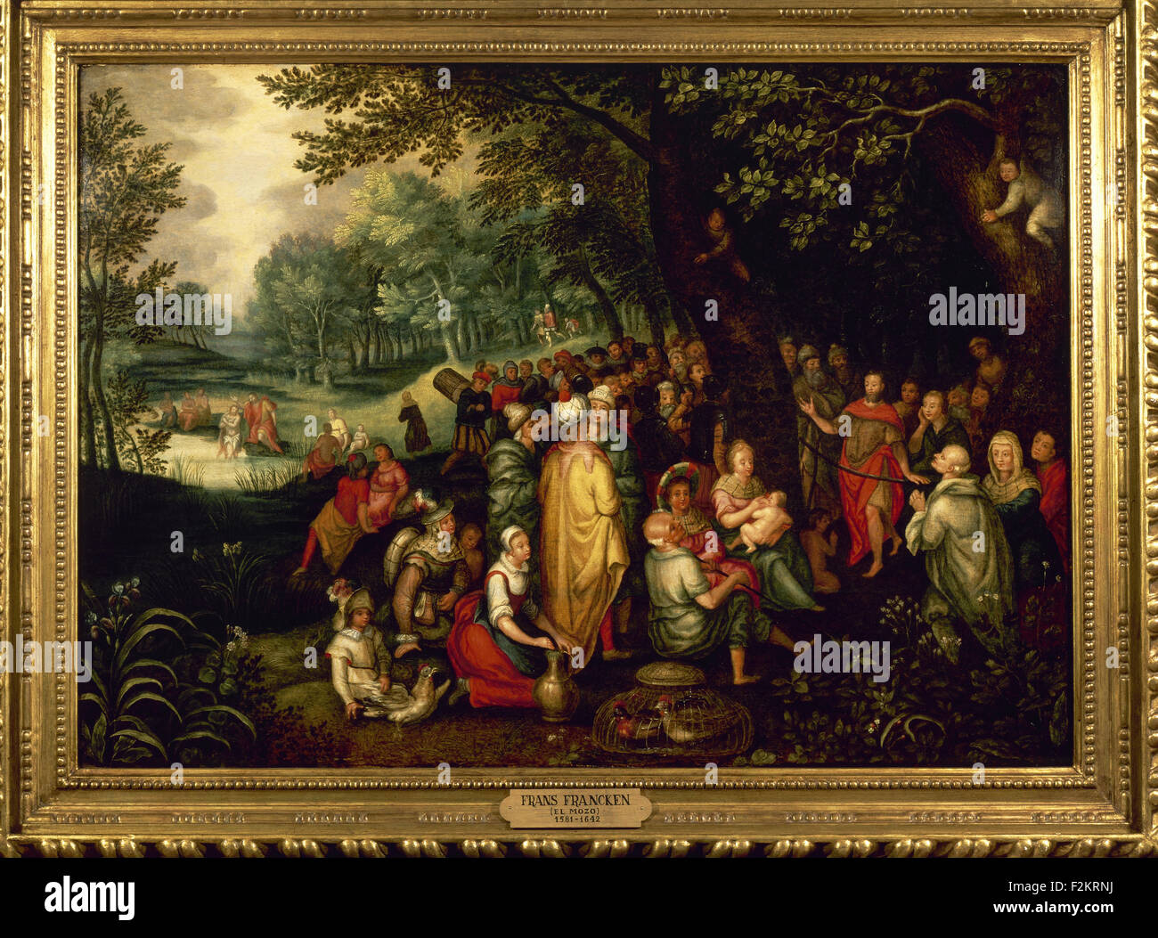 Frans Francken il Giovane (1581-1642). Pittore fiammingo. Scene della vita di San Giovanni Battista. Il XVII secolo. Foto Stock