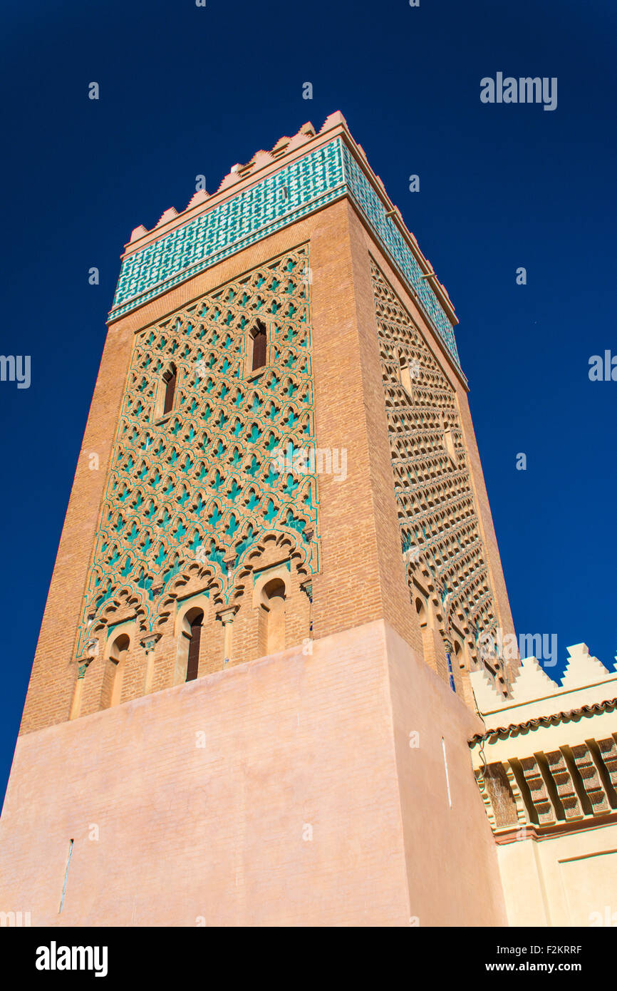 Moulay El Yazid moschea/Moschea Kasbah, Marrakech, Marocco Foto Stock