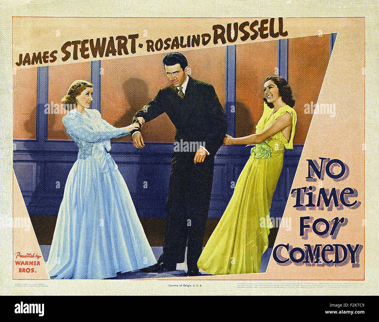 Non è tempo di commedia - poster del filmato Foto Stock