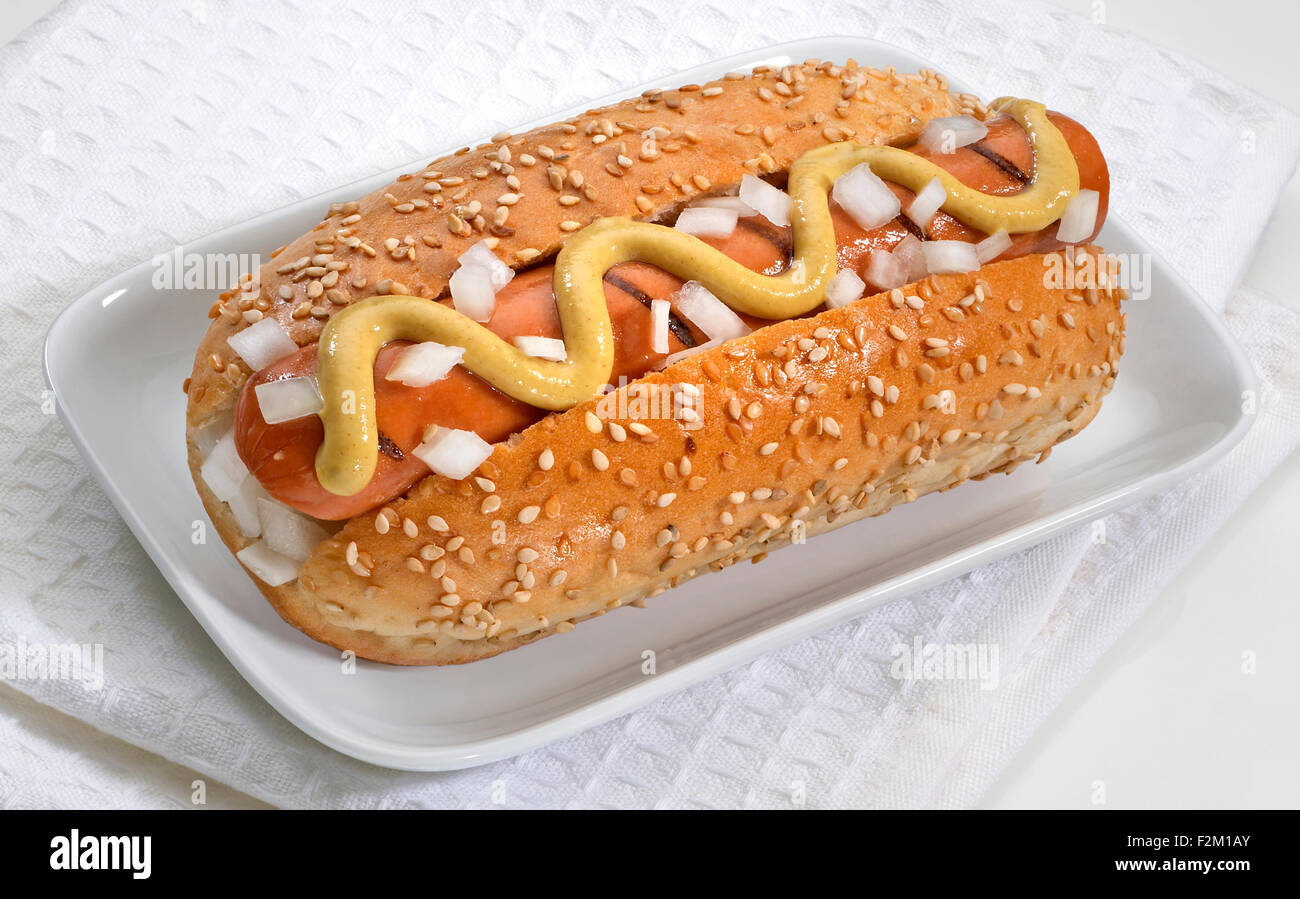 Hot dog Foto Stock