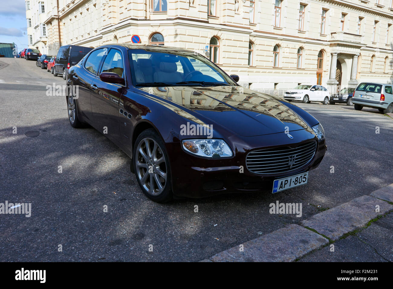 La Maserati Quattroporte Foto Stock