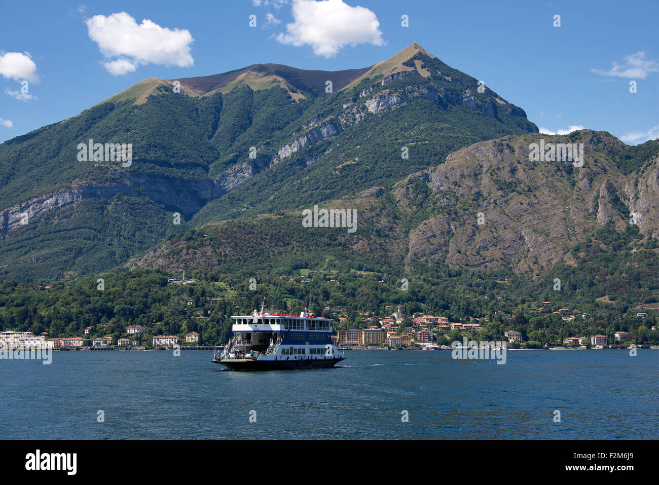 Bellagio Mennagio Varenna Traghetto lago di Como lombardia italia Foto Stock