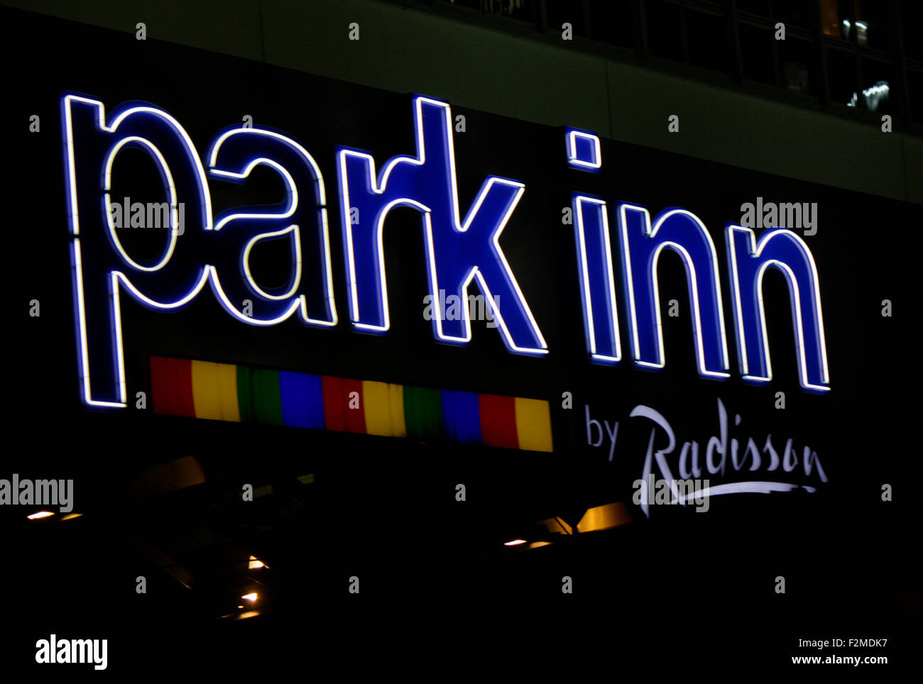 Markenname: "Park Inn', Berlino. Foto Stock