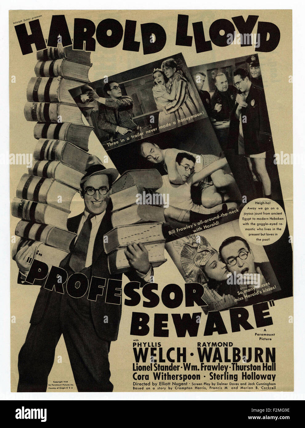 Il Professor attenzione - poster del filmato Foto Stock