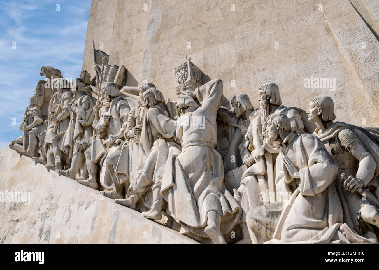 Il Monumento delle Scoperte, Lisbona Portogallo Foto Stock