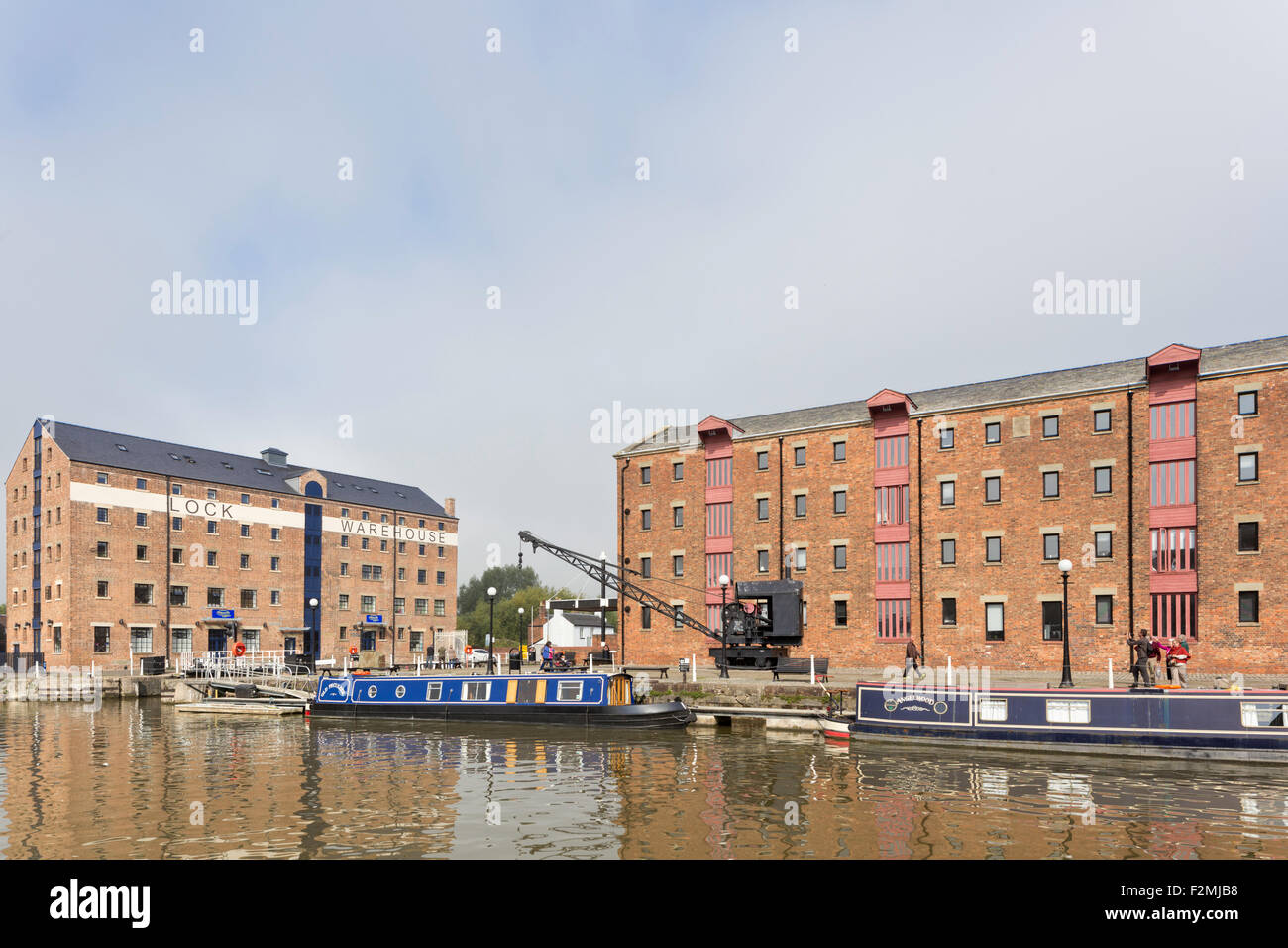 Gloucester Docks, Gloucester, Gloucestershire, England, Regno Unito Foto Stock