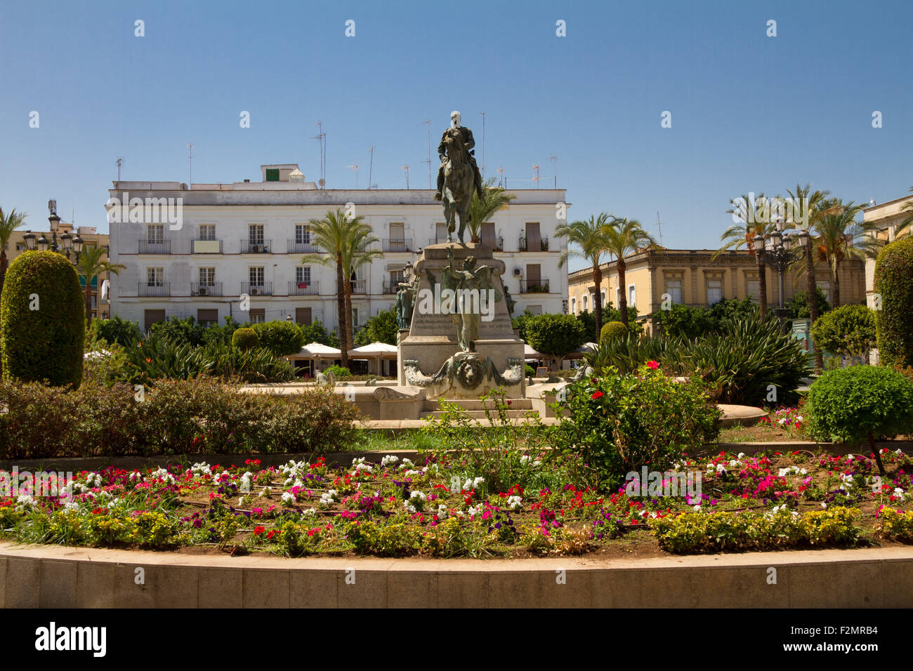 Plaza Arenal in Jerez de la Frontera, Cadice, Andalusien, Spanien Foto Stock