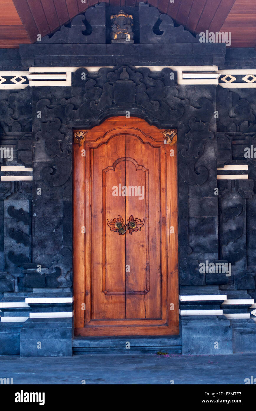 Porta del tempio, Bali Foto Stock