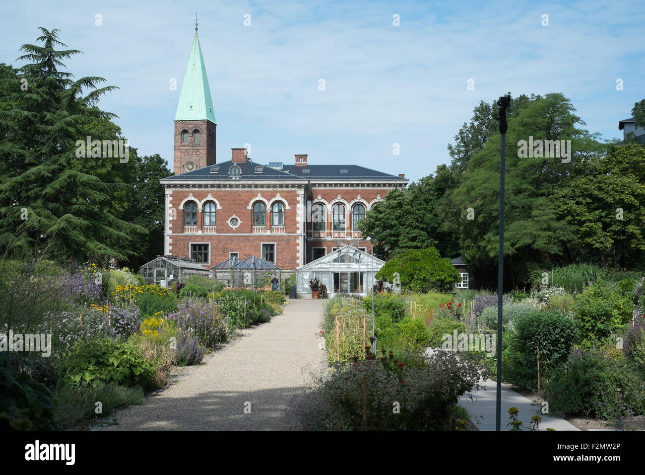 Il Giardino Botanico Università di Copenhagen Copenhagen DANIMARCA Foto Stock