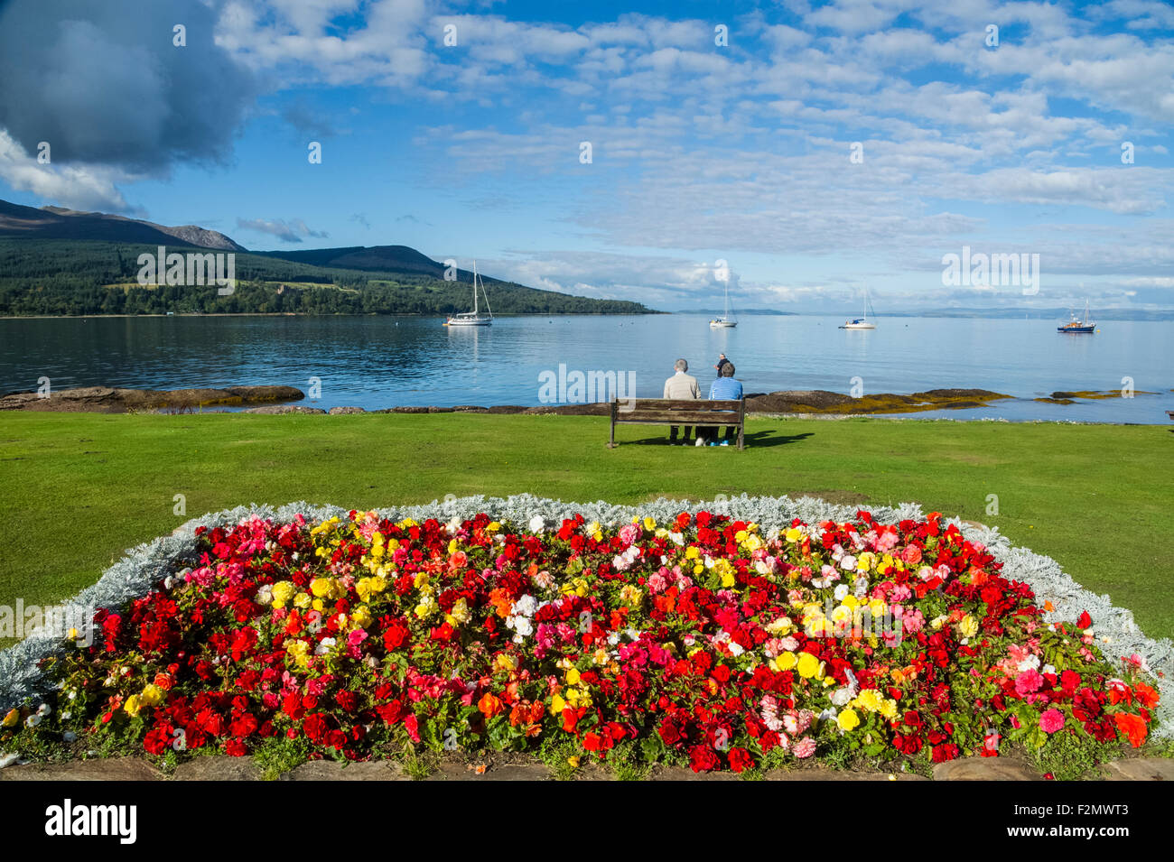 Brodick passeggiata sull'isola di Arran Foto Stock