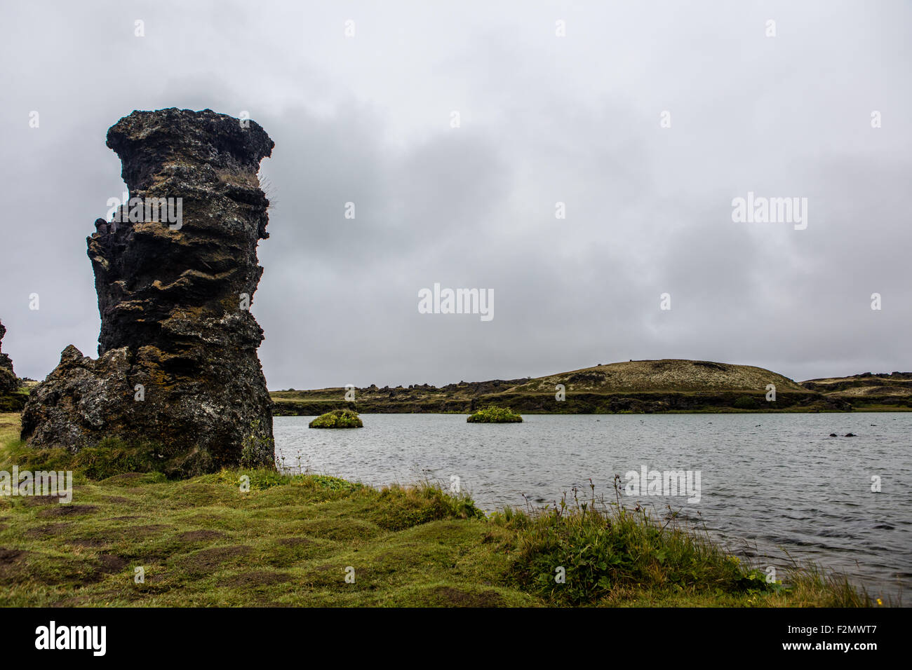 Il Lago Myvatn, Islanda Foto Stock