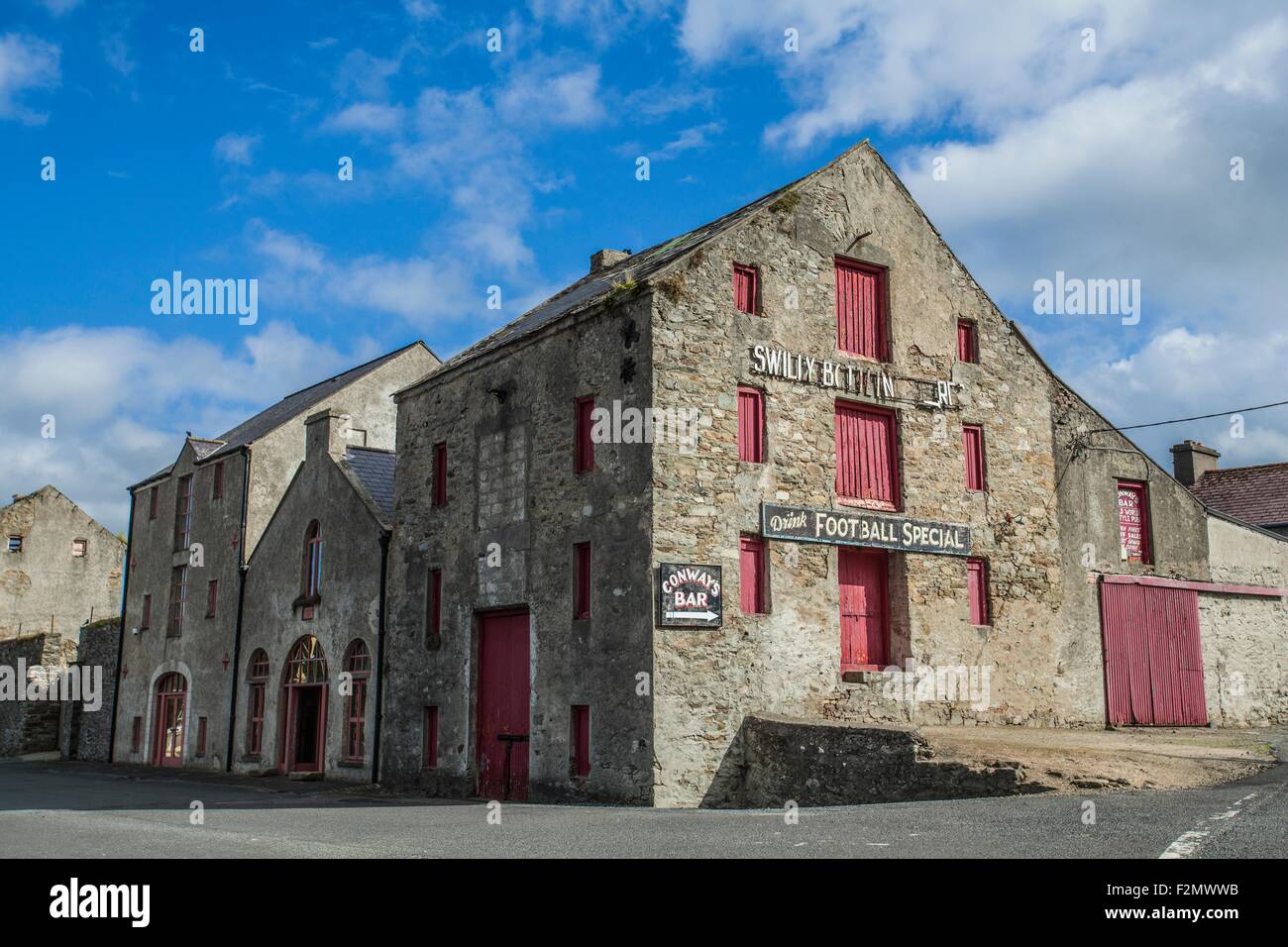 La città di Ramelton in Co. Donegal, Irlanda Foto Stock