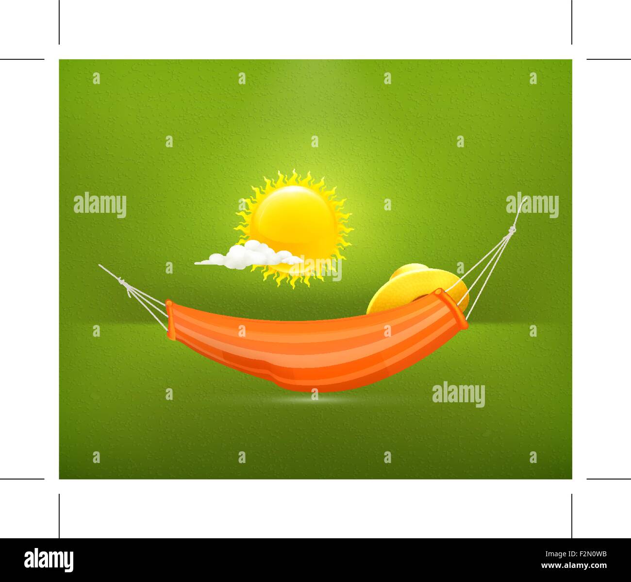 Amaca, vettore Illustrazione Vettoriale
