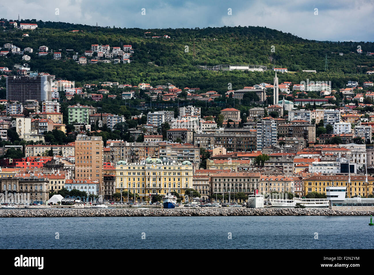 Paesaggio di Rijeka, Croazia Foto Stock Paesaggio di Rijeka, Croazia Foto Stock