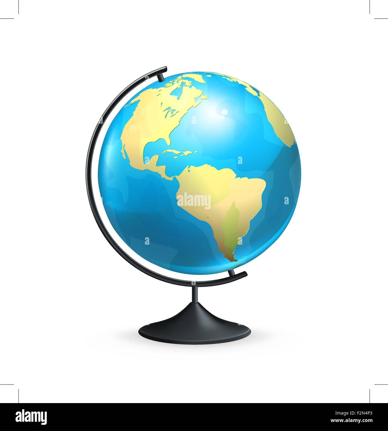 Scuola globe, vettore Illustrazione Vettoriale