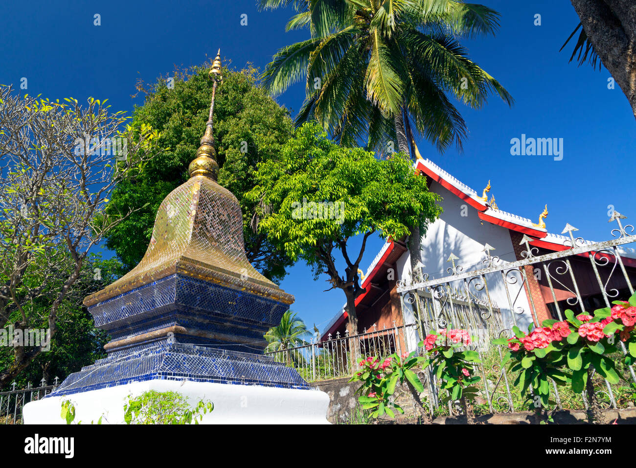 Wat Hosian Voravihane, Luang Prabang, Laos Foto Stock