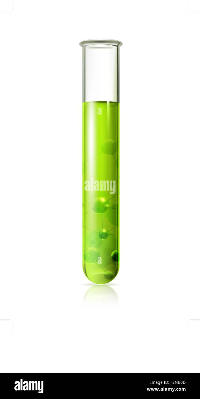 Tubo di prova, vettore Illustrazione Vettoriale