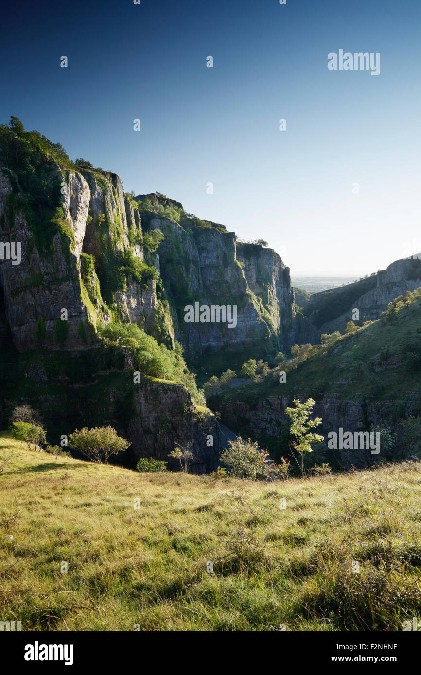 Cheddar Gorge. Somerset. Regno Unito. Foto Stock