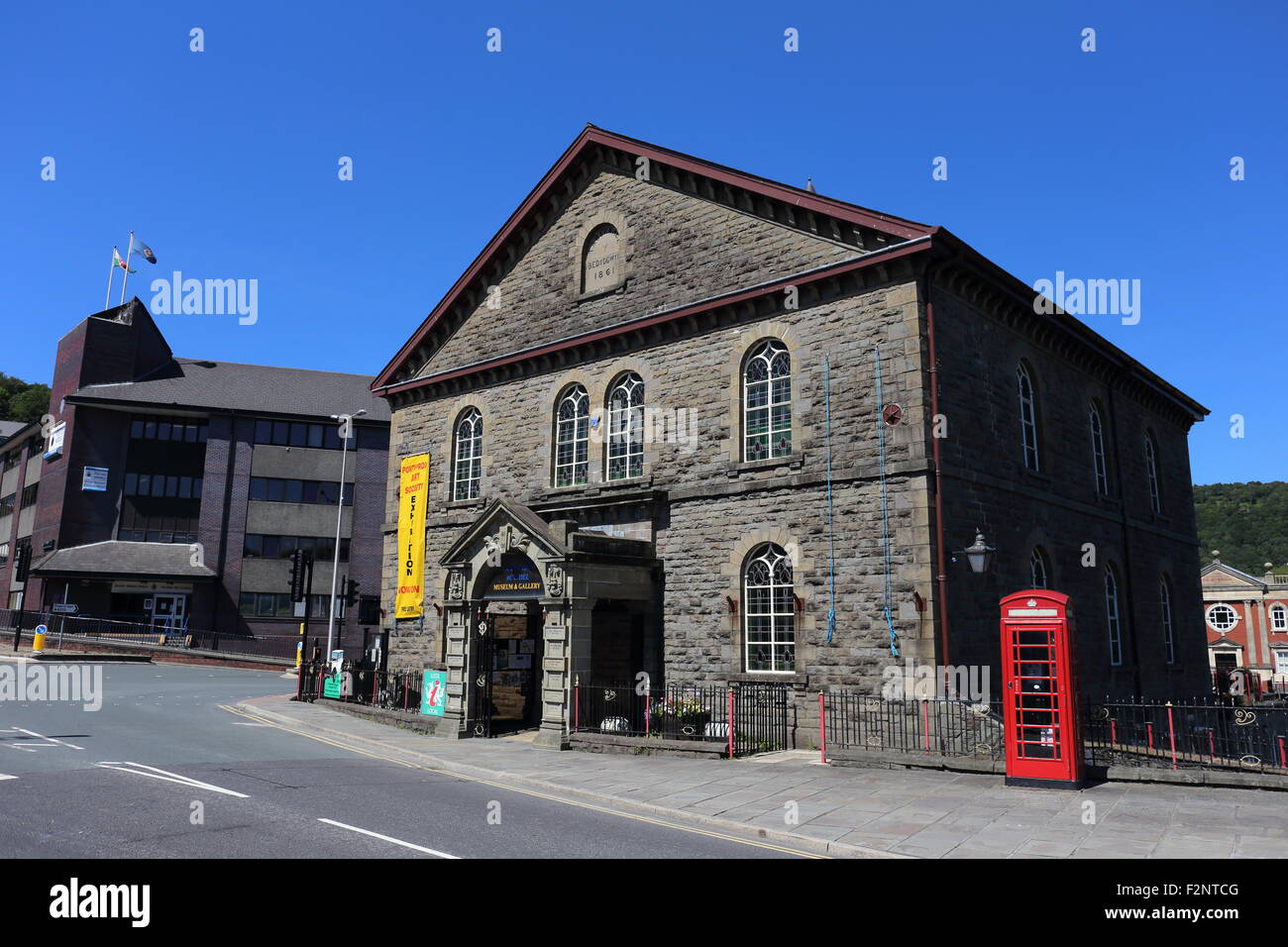 Pontypridd Museum, South Wales, Regno Unito Foto Stock