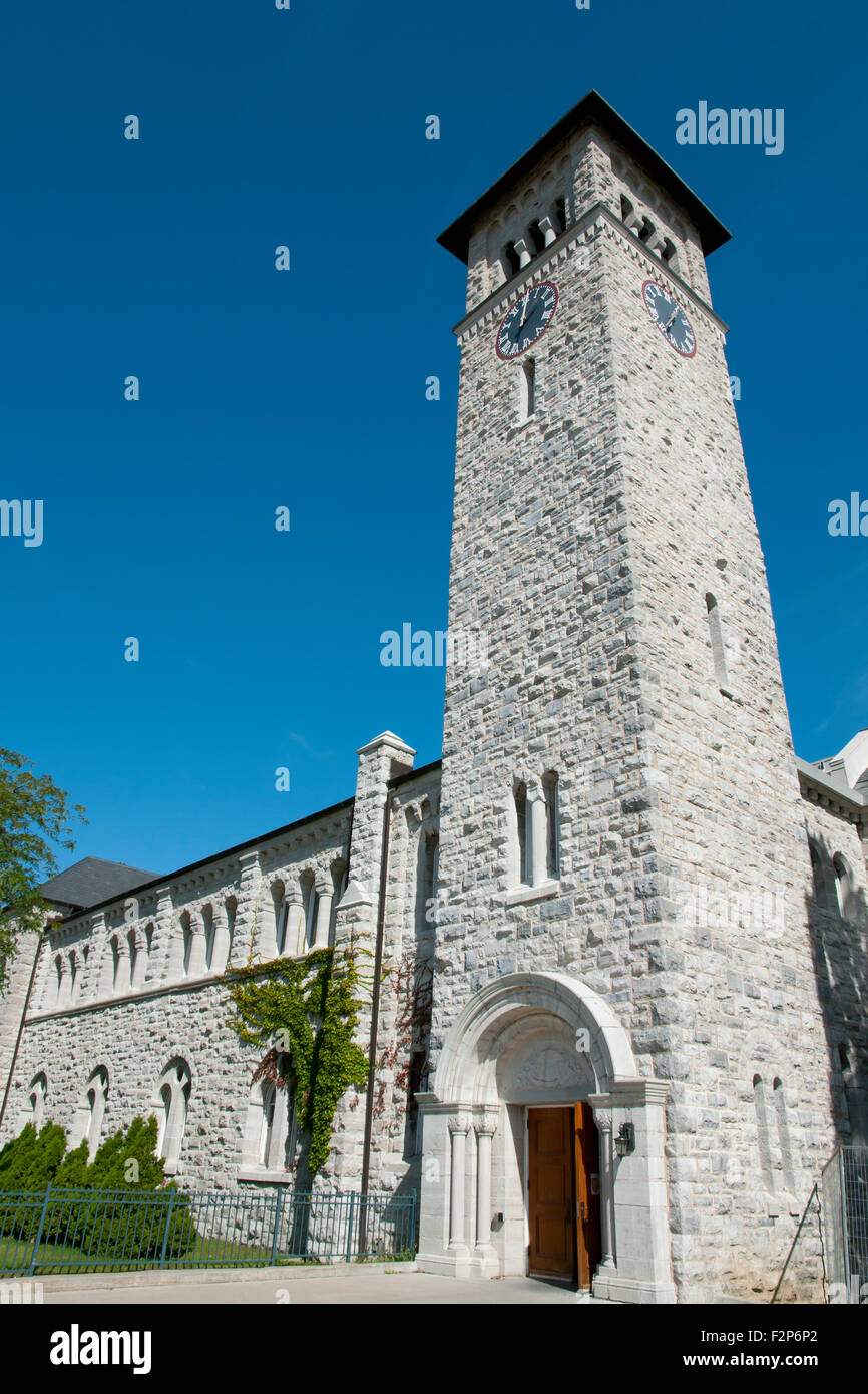 Concedere l'edificio della sala presso la Queen's University - Kingston - Canada Foto Stock