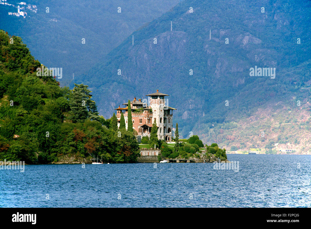 Villa Gaeta Lago di Como lombardia italia Foto Stock