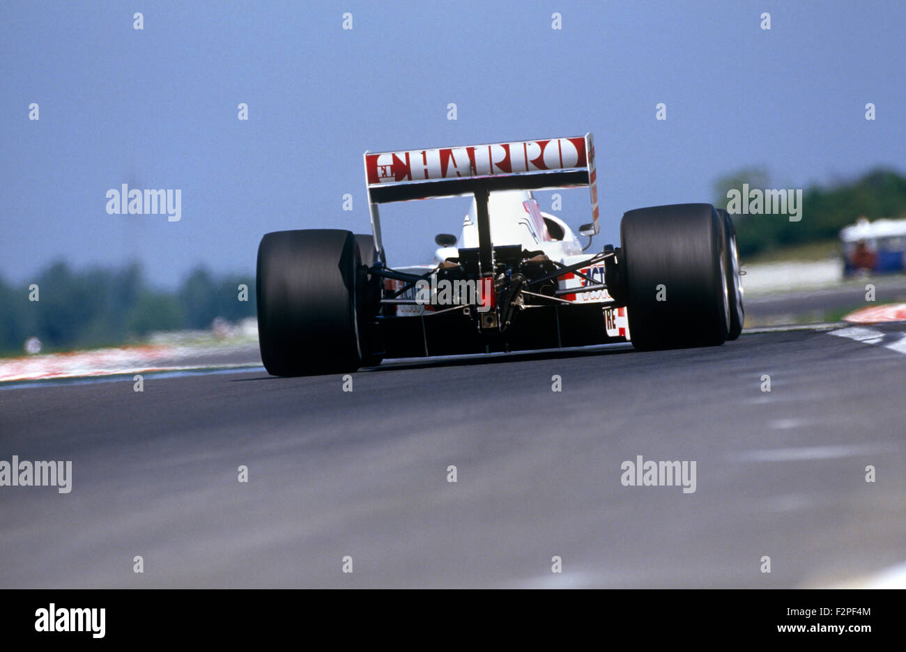 Pascal Fabre nel suo AGS-Cosworth 1987 Foto Stock