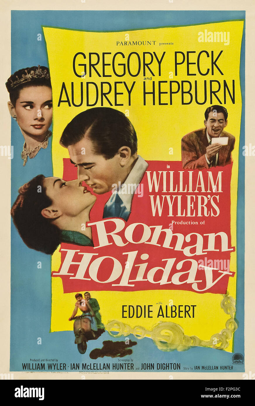 Vacanze romane - poster del filmato Foto Stock