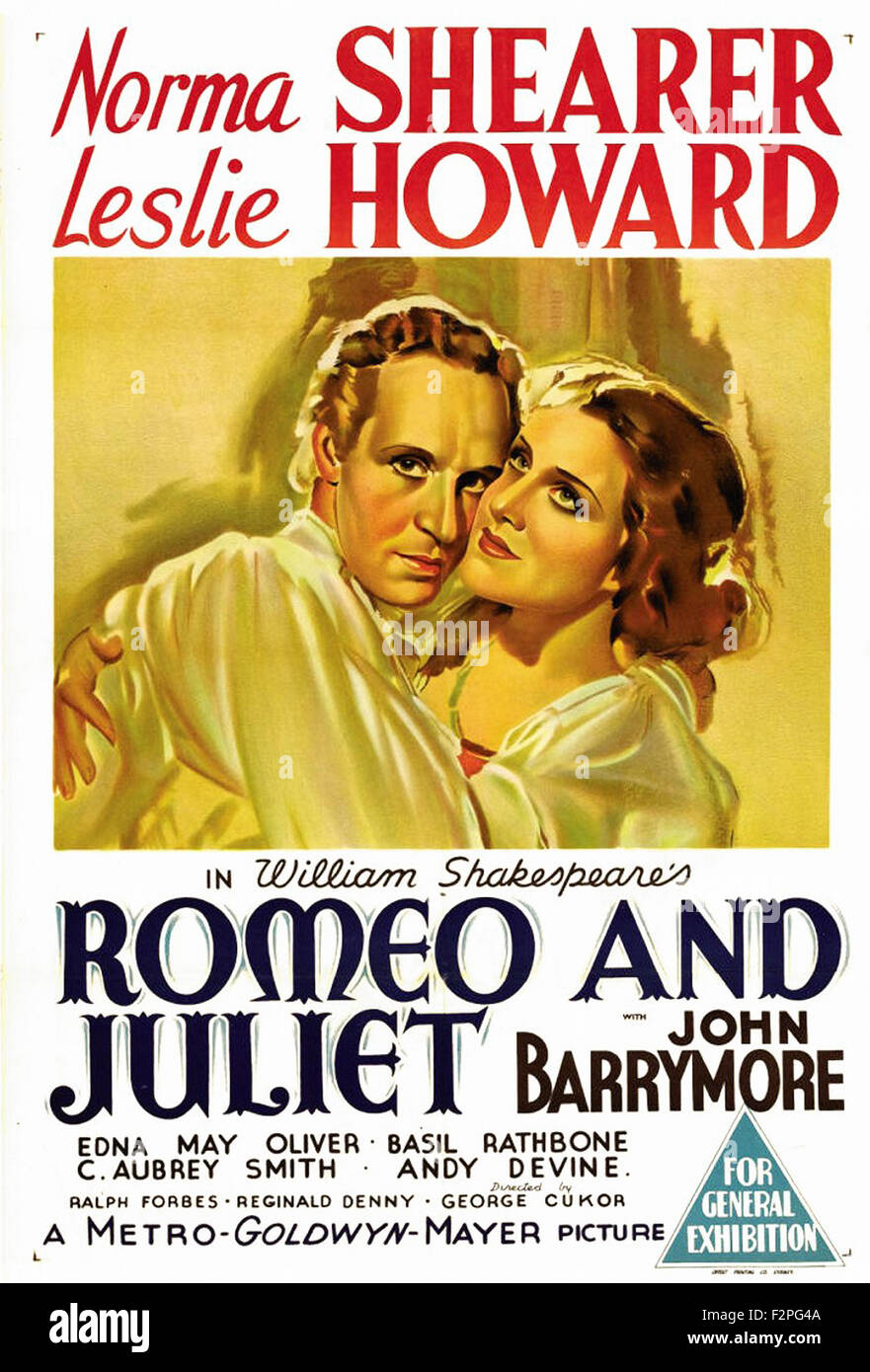Romeo e Giulietta (1936) - poster del filmato Foto Stock