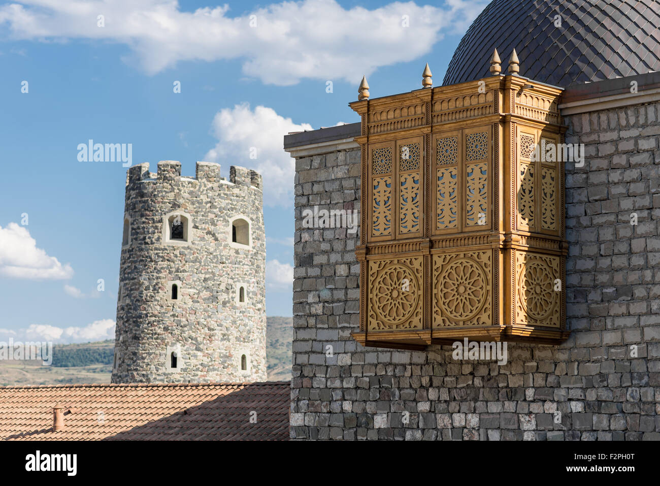 Città vecchia di Akhaltsikhe, Georgia Foto Stock