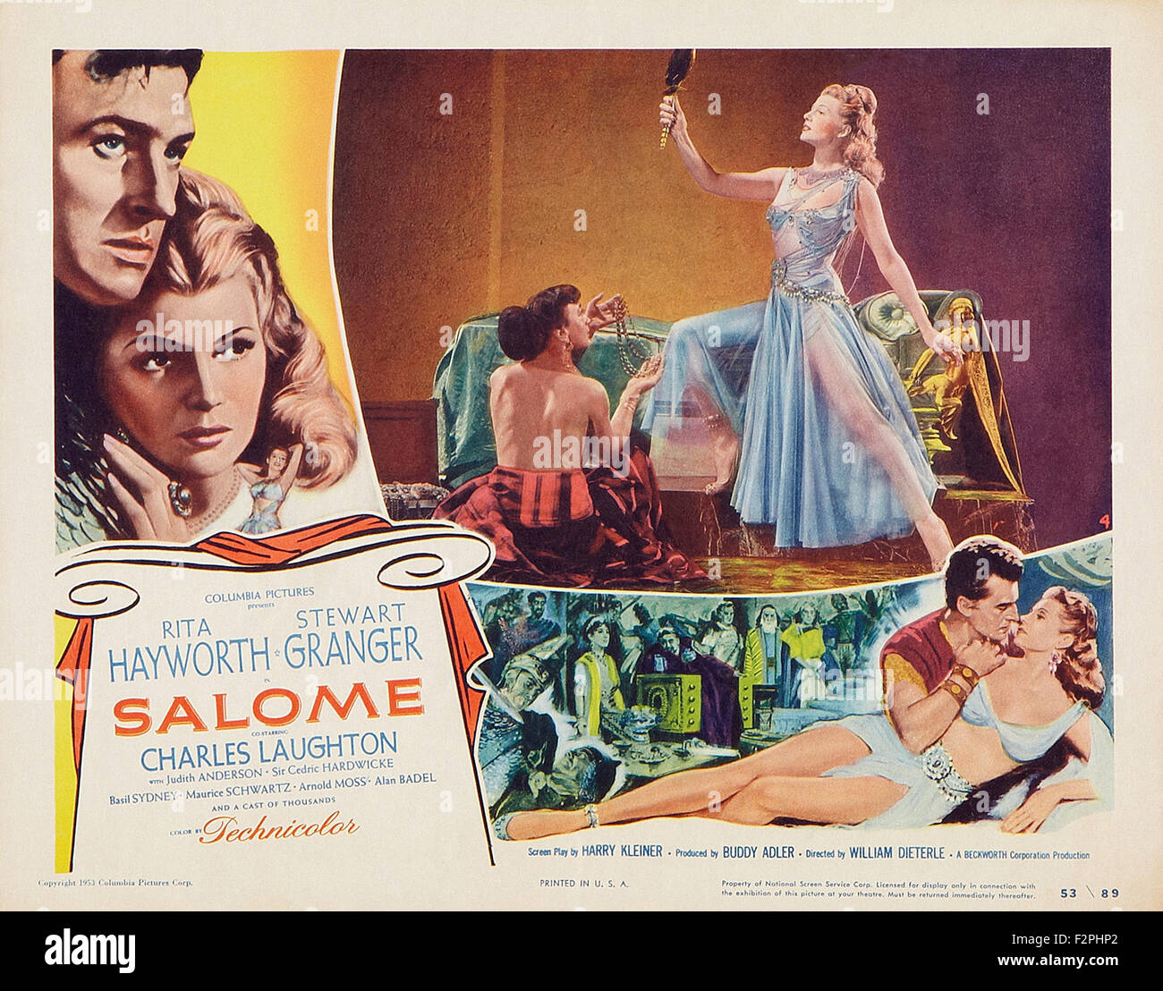 Salome (1953) - poster del filmato Foto Stock