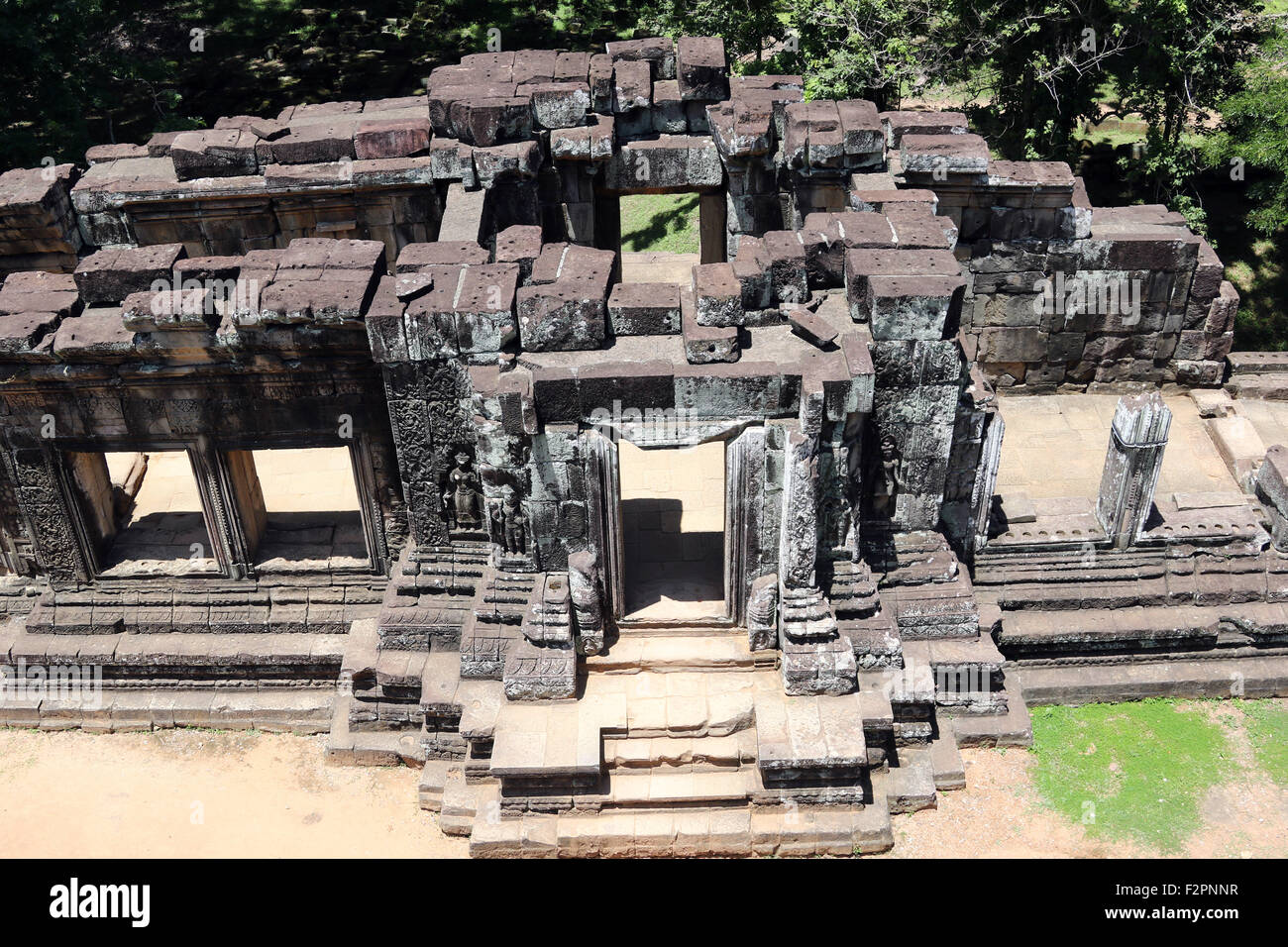 Angkor Thom vicino tempio di Angkor Wat sito turistico Foto Stock