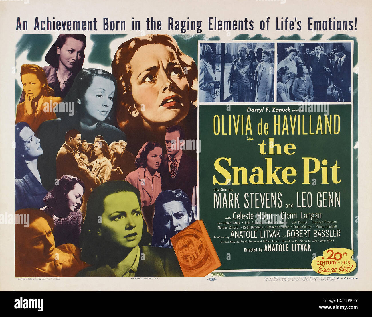 Snake Pit, Il - poster del filmato Foto Stock